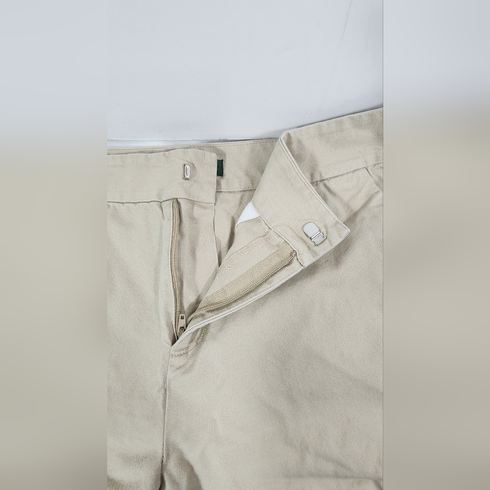 ❤️ LAUREN BY RALPH LAUREN WOMEN'S PETITE BERMUDA SHORTS SIZE 8P KHAKI ❤️ - Picture 2 of 9